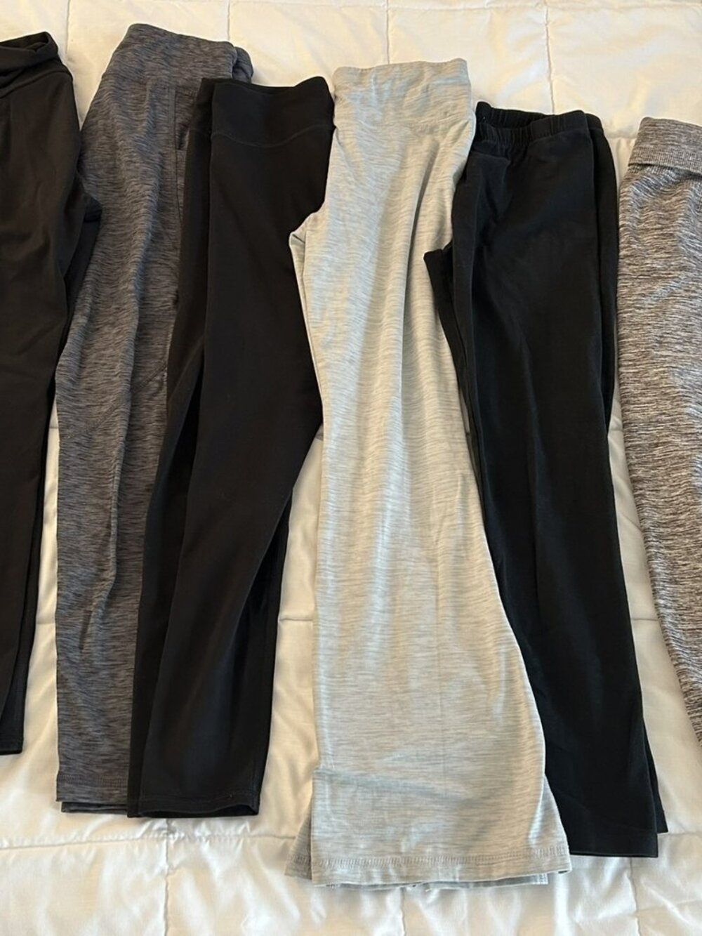 8 Piece Lot Girls Legging Size 10/12 Various Brands